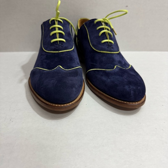 The Office of Angela Scott Mr. Evans Wingtip Oxfords in Midnight, 41, 10.5, NWOT - Picture 5 of 12